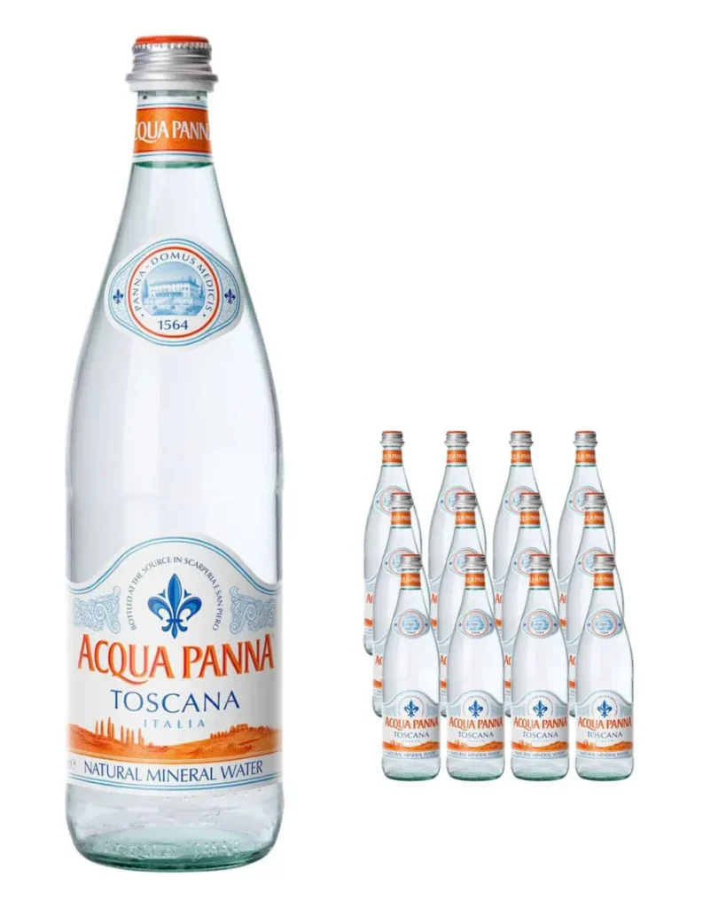 Acqua Panna Still Mineral Water Glass Bottle  Multipack, 12 x 75 cl