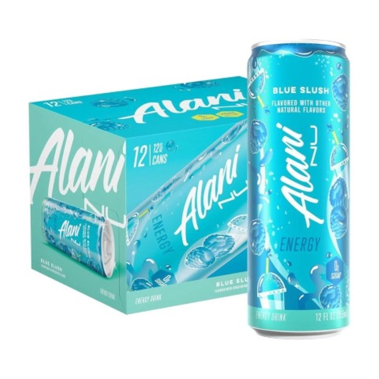 Wholesale Alani Nu Blue Slush Energy 12 oz Cans 12  pk bulk supplier