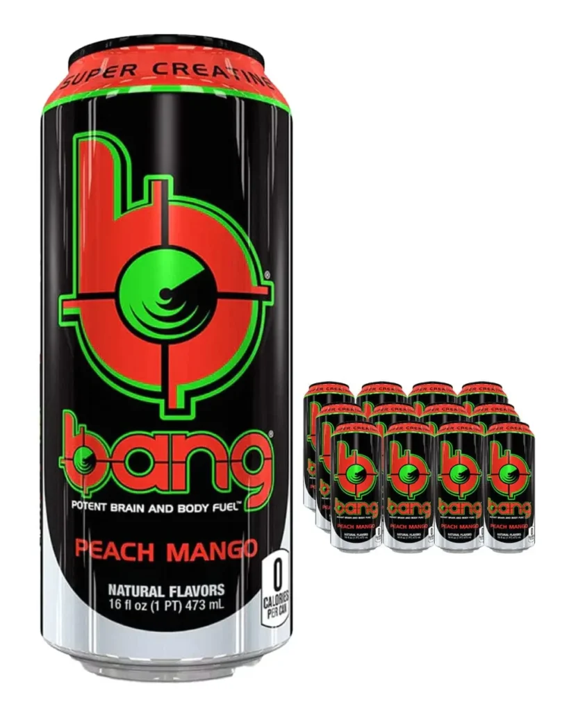 Bang Peach Mango Energy Drink 12 x 500 ml