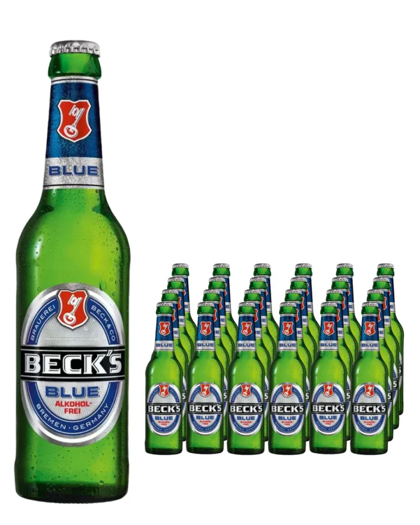 Becks Blue Alcohol Free Beer Bottle 24 x 275 ml
