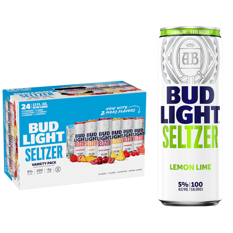 Bud Light House Party Pack Classic Hard Seltzer 12oz Cans x 24 pack