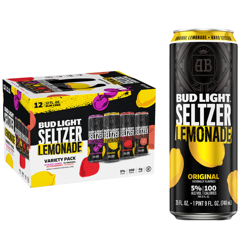 Bud Light Lemonade Seltzer Variety 12oz Can x 12 pack