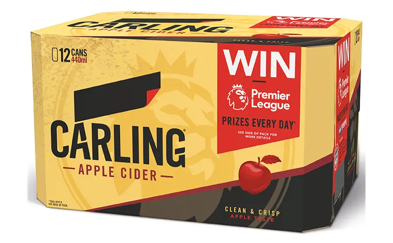 Carling Apple Cider cans 12 x 440ml
