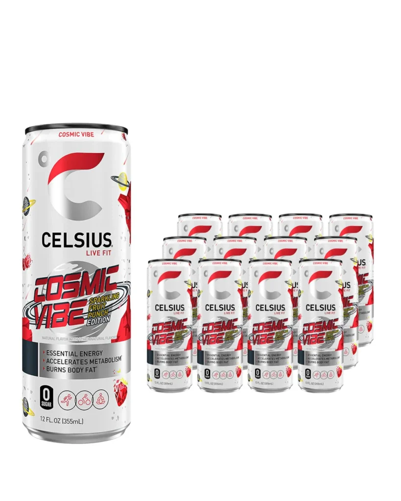 Wholesale Celsius Sparkling Cosmic Vibe Energy Drink 12 x 355 ml bulk supplier
