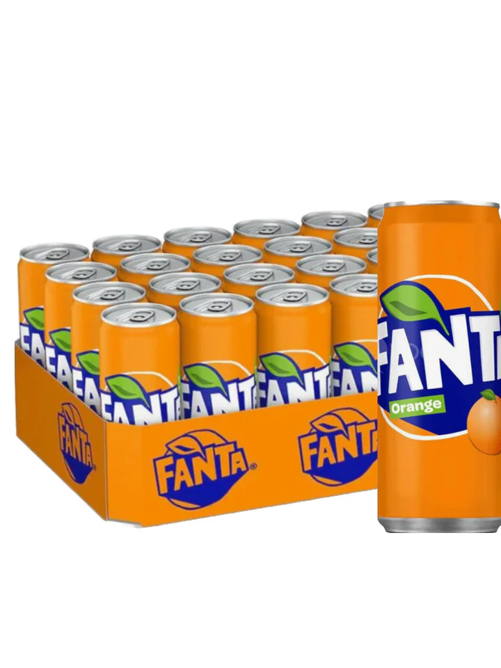 European Fanta Orange Cans 24 x 330ml