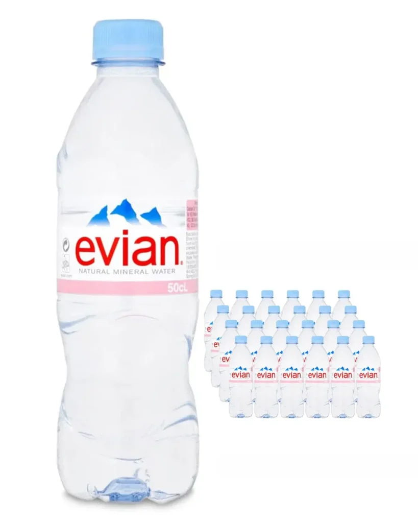 Evian Natural Spring Water 24 x 500 ml