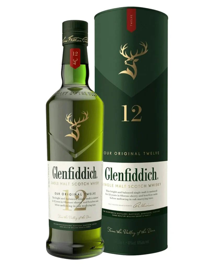 Glenfiddich 12 Year Old Single Malt Scotch Whisky 70 cl