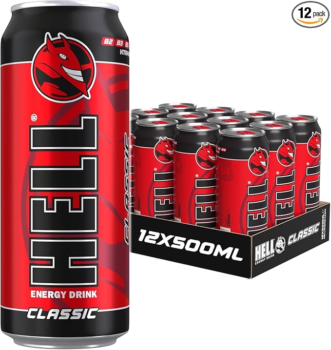 HELL CLASSIC Energy Drink Energy Drink 12 x 500 ml