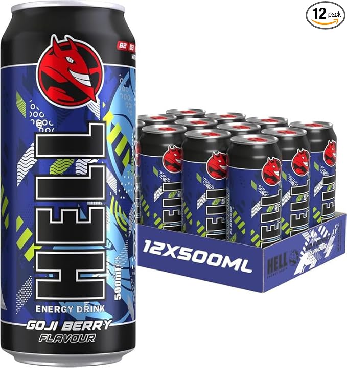 HELL-GOJI BERRY Energy Drink 12 x 500 ml