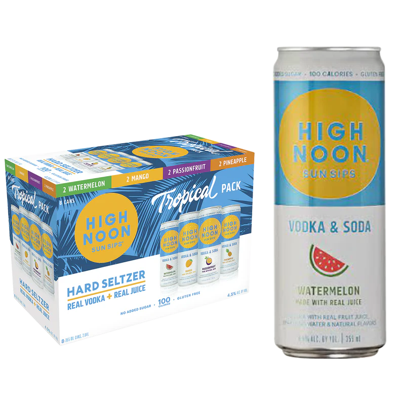 High Noon Tropical Variety 8pk 12oz Can