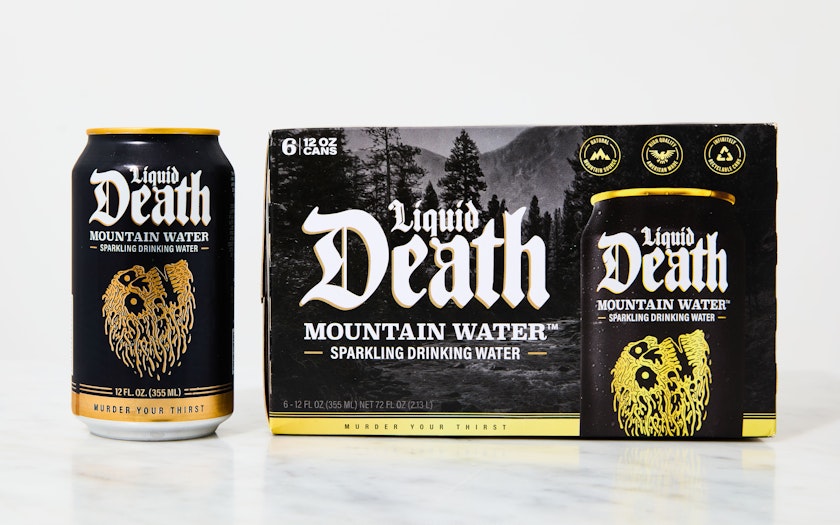 Liquid Death Sparkling Mountain Water 6-Pack