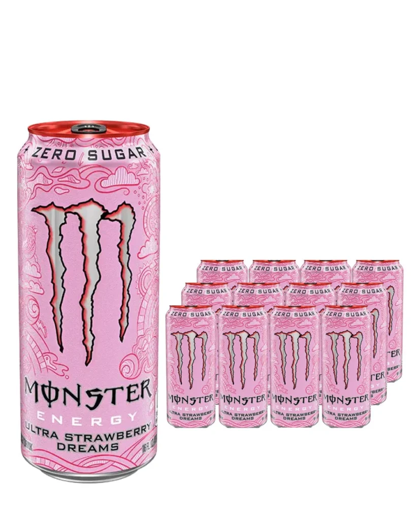 Monster Ultra Strawberry Dreams Energy Drink 12 x 500 ml