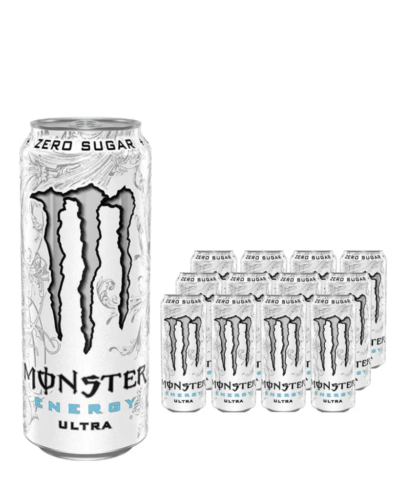 Monster Ultra White Energy Drink Can 12 x 500 ml