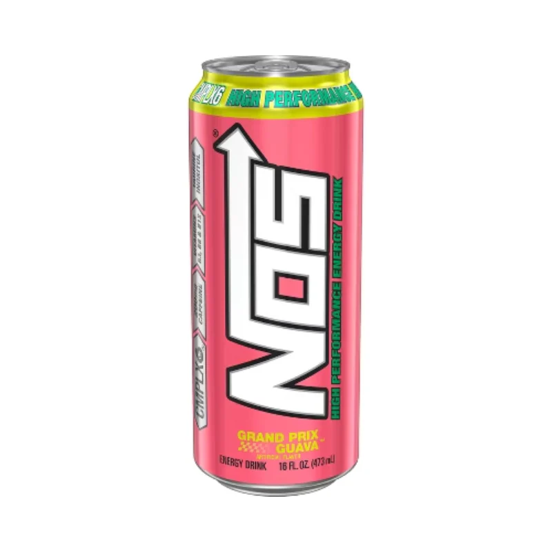 NOS Energy Drink Guava flavor 16 oz x 24 Pack
