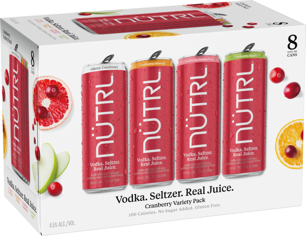 NUTRL Cranberry Variety 8 Pack