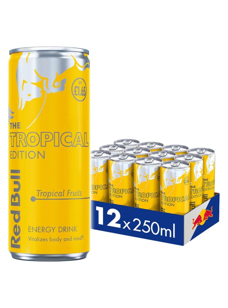 Red Bull The Tropical Edition Energy Drink 12 x 250 ml