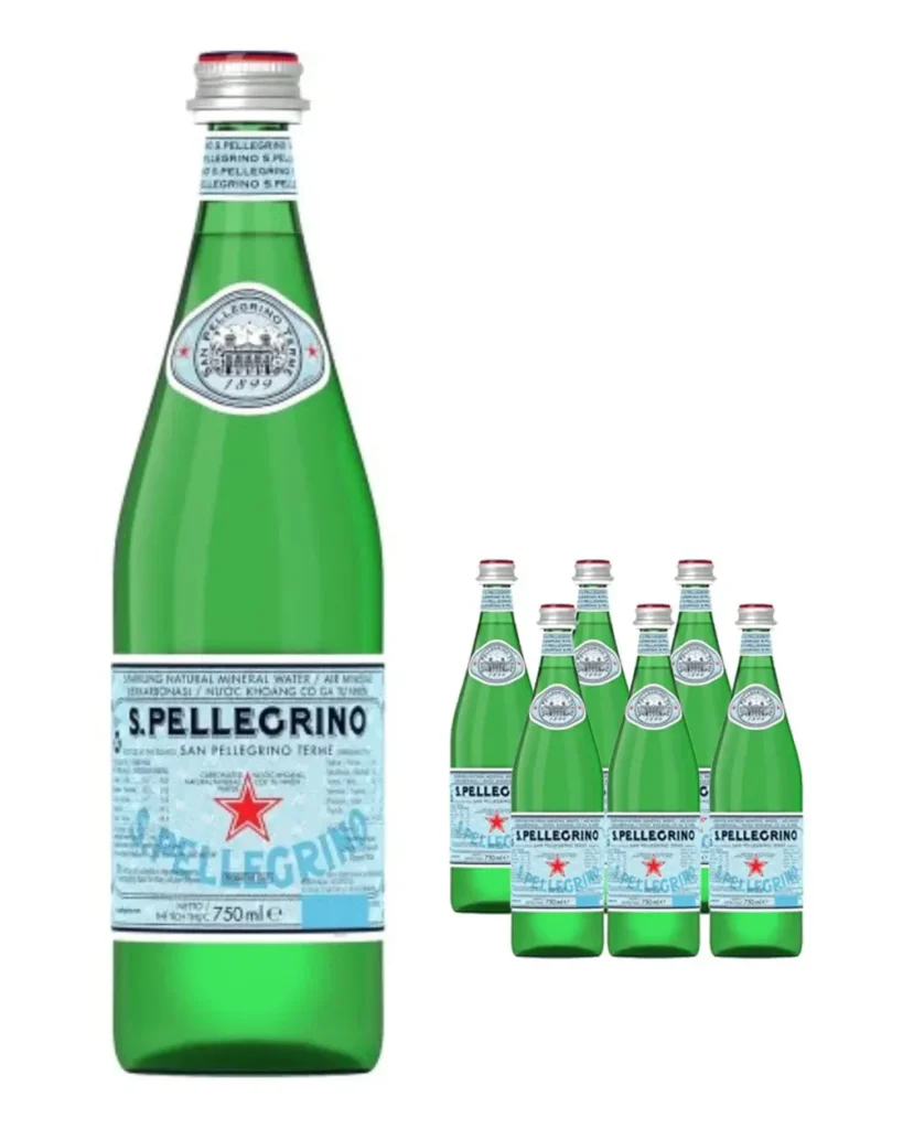 San Pellegrino Sparkling Mineral Water Bottle 6 x 1 L