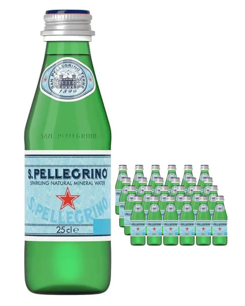 San Pellegrino Sparkling Mineral Water Glass Bottle 24 x 250 ml
