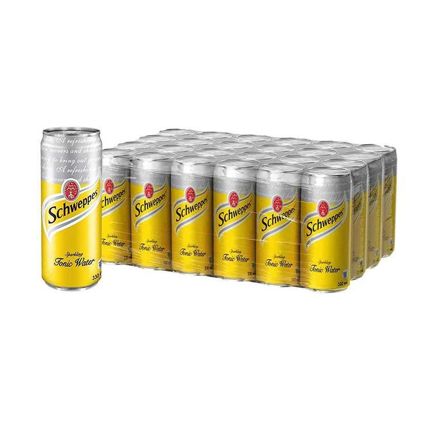 Schweppes Tonic Water Can 24 Cans x 330ml