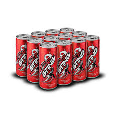Sting red rush Energy Drink cans 250 ml x 12 pac