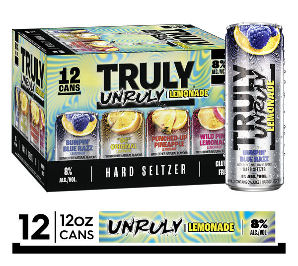 Truly Unruly Hard Seltzer Lemonade Variety Pack 12 fl oz x 12pack