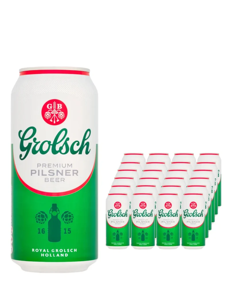 Grolsch premium pilsner beer can 24 x 440 ml beer
